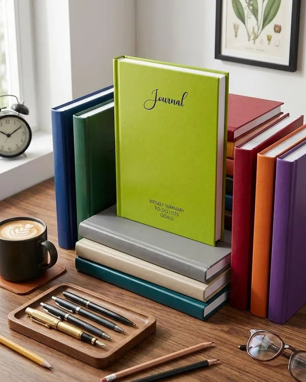 House_Of_Earthy_Olive_Hardcover_Plain_Journal_A5