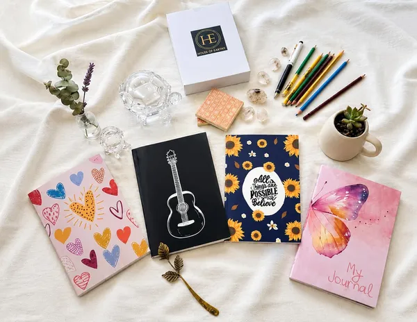 House_Of_Earthy_Sweet_Heart_Plain_Pocket_Notebook_Set_Of_4