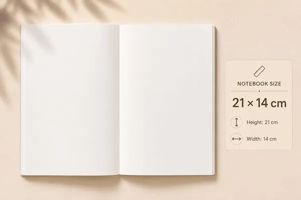 House_Of_Earthy_Panda_Theme_Plain_Pocket_Notebook_Set_Of_4