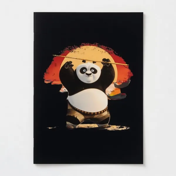 House_Of_Earthy_Panda_Theme_Plain_Pocket_Notebook_Set_Of_4