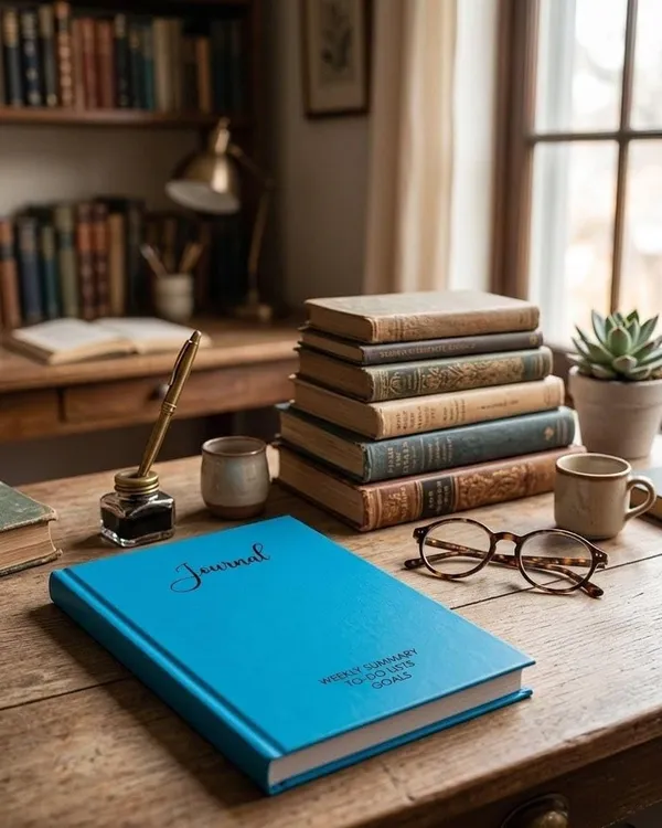 House_Of_Earthy_Blue_Hardcover_Ruled_Journal_A5