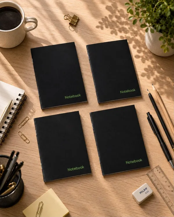 House_Of_Earthy_Black_Ruled_Pocket_Notebook_Set_Of_4