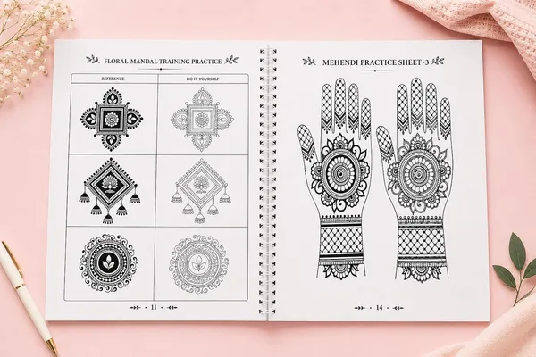 House_Of_Earthy_Reusable_Mehndi_&_Henna_Practice_Book_20_Pages