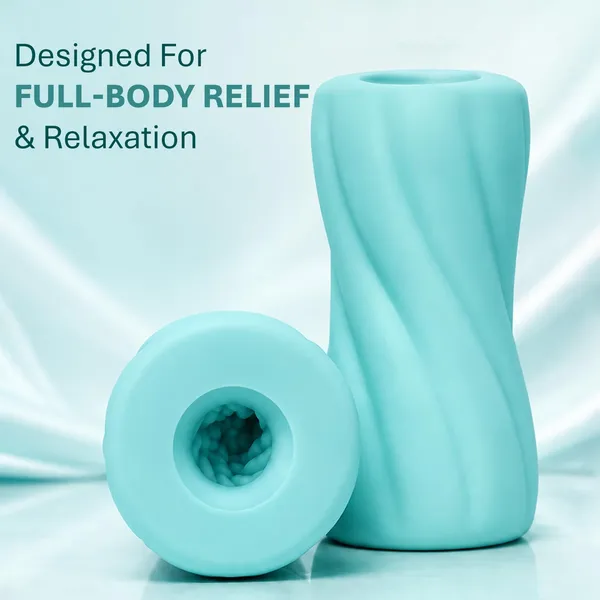 Cazuela_Blue_Silicone_Spiral_Groove_Personal_Massager_For_Women
