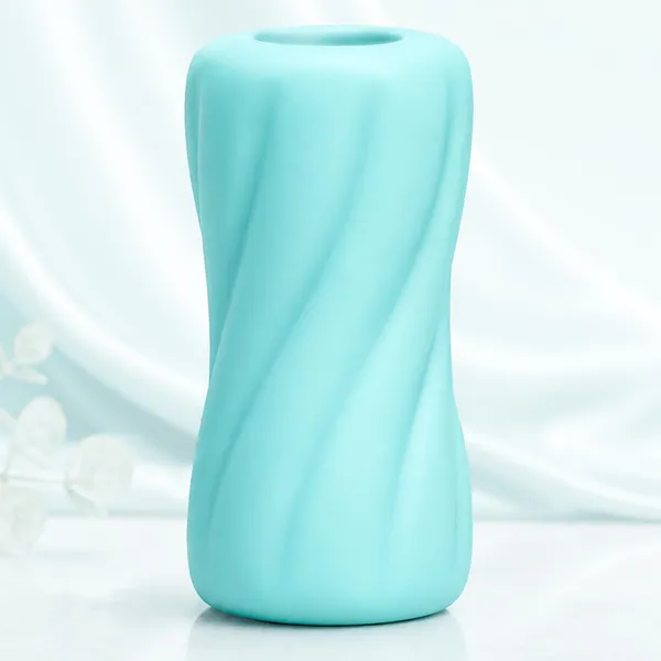 Cazuela_Blue_Silicone_Spiral_Groove_Personal_Massager_For_Women