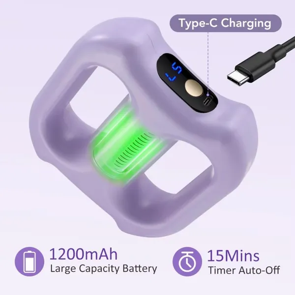 Cazuela_Purple_Silicone_Fascia_Massage_Ring_With_Digital_Display
