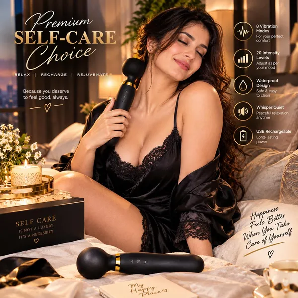 ULTRA_PREMIUM_BLACK_RICH_Woman_Full_Body_Massager_for_Women_|_Rechargeable_Wireless_Personal_Wand_Massager_for_Deep_Tissue_Pain_Relief