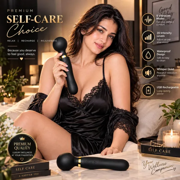ULTRA_PREMIUM_BLACK_RICH_Woman_Full_Body_Massager_for_Women_|_Rechargeable_Wireless_Personal_Wand_Massager_for_Deep_Tissue_Pain_Relief