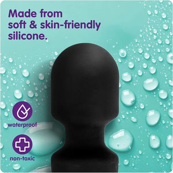 Cazuela_Black_Silicone_Handheld_Personal_Massager_For_Women