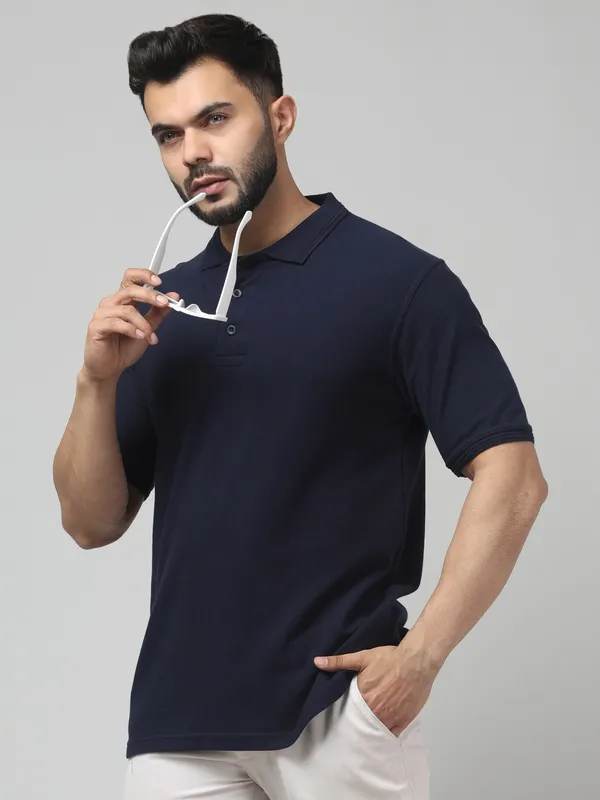 Black_Knit_Regular_Fit_Polo_T-Shirt_for_Men