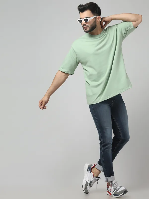 Green_Relaxed_Fit_T-Shirt_for_Men