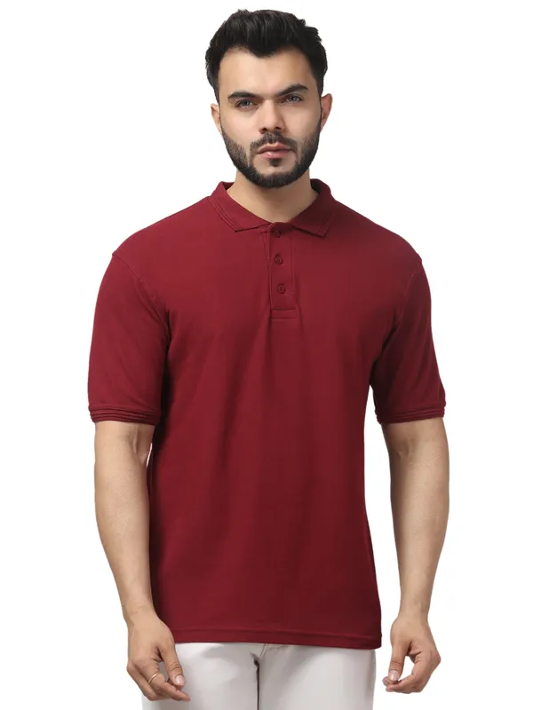 Maroon_Regular_Fit_Polo_T_Shirt_for_Men