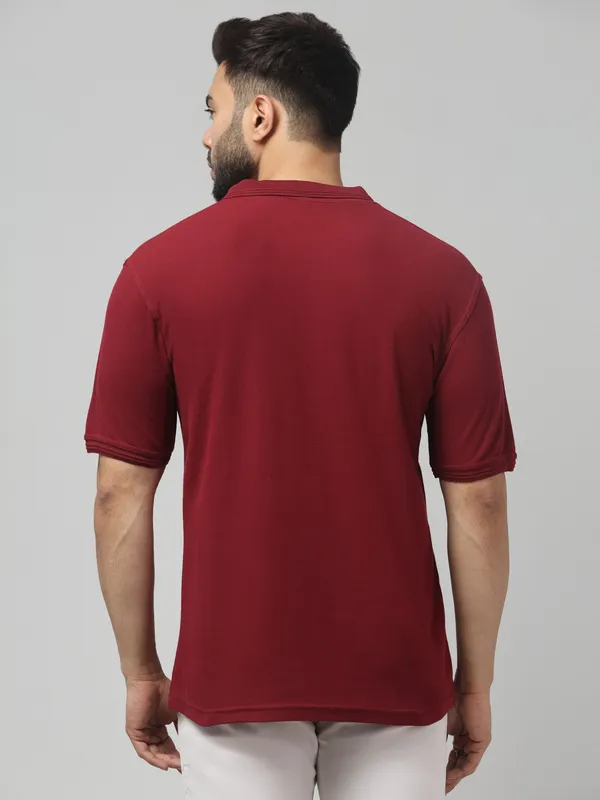 Maroon_Regular_Fit_Polo_T_Shirt_for_Men