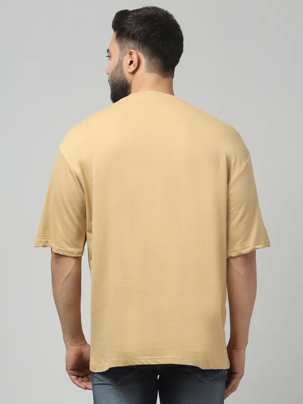 Beige_Casual_Fit_T-Shirt_for_Men