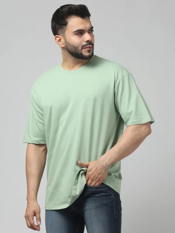 Green_Relaxed_Fit_T-Shirt_for_Men