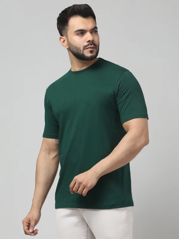 Green_Regular_Fit_Crew_Neck_T-Shirt_for_Men