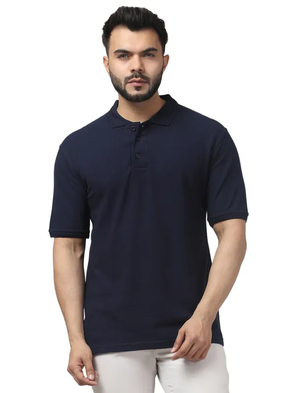 Black_Knit_Regular_Fit_Polo_T-Shirt_for_Men