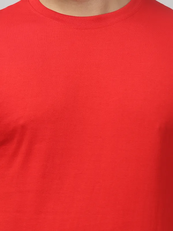 Red_Crew_Neck_Short_Sleeve_T-Shirt_for_Men