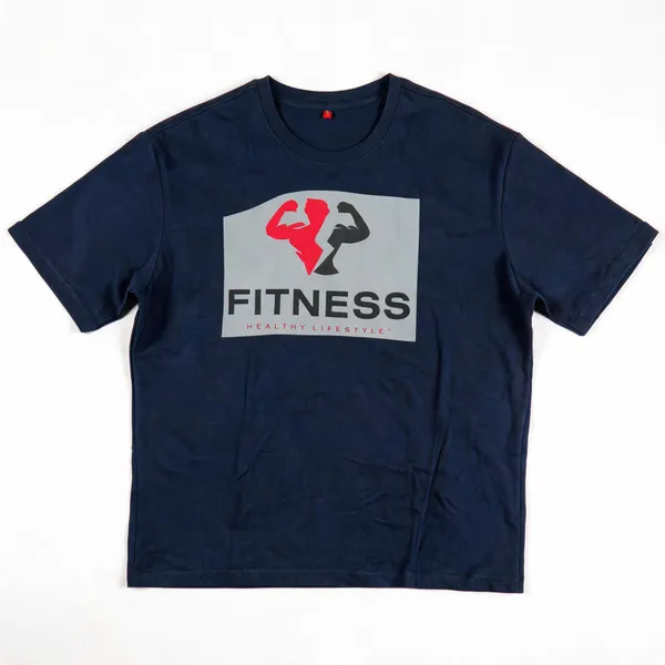 Navy_Fitness_Print_T_Shirt_For_Men