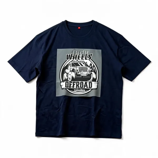 Navy_Graphic_Print_T_Shirt_For_Men