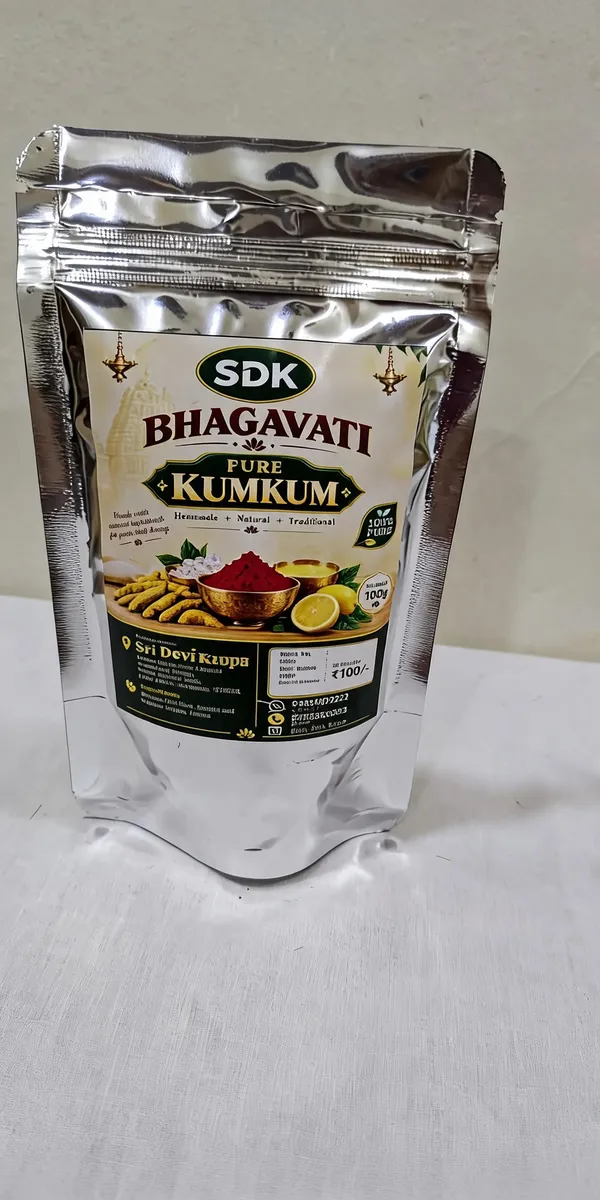 SDK_Bhagavati_Pure_Kumkum_And_Siridhanya_Peya_Health_Mix_With_Millets_Pulses_And_Dry_Fruits_And_South_Indian_Sambar_Powder