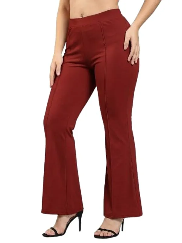 VGlamour_Women’s_Bell_Bottom_Trousers,_Flared_Fit,_Comfortable_&_Stylish_Casual_Wear