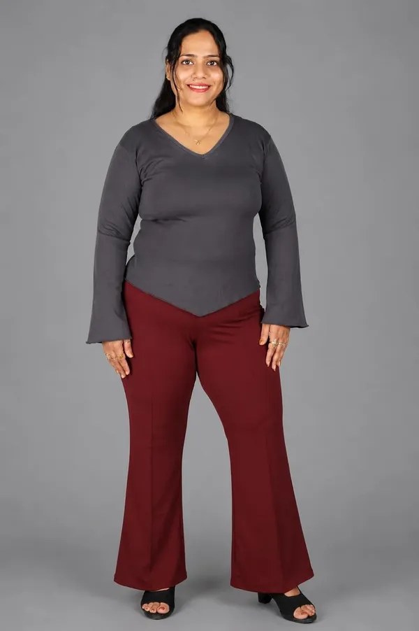 VGlamour_Women’s_Bell_Bottom_Trousers,_Flared_Fit,_Comfortable_&_Stylish_Casual_Wear