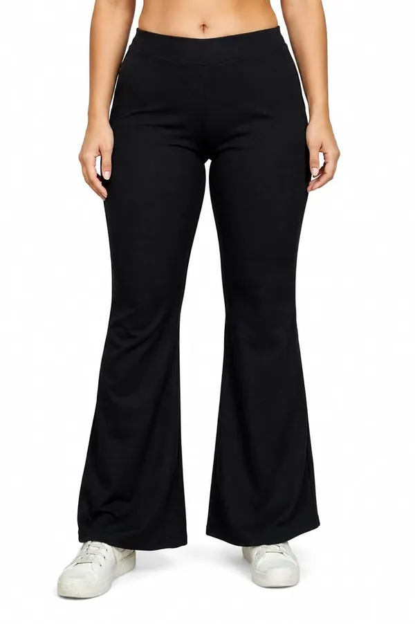 VGlamour_Women's_Bootcut_Trouser,_High_Waist_Flared_Fit_Stretchable_Pants,_Casual_&_Office_Wear