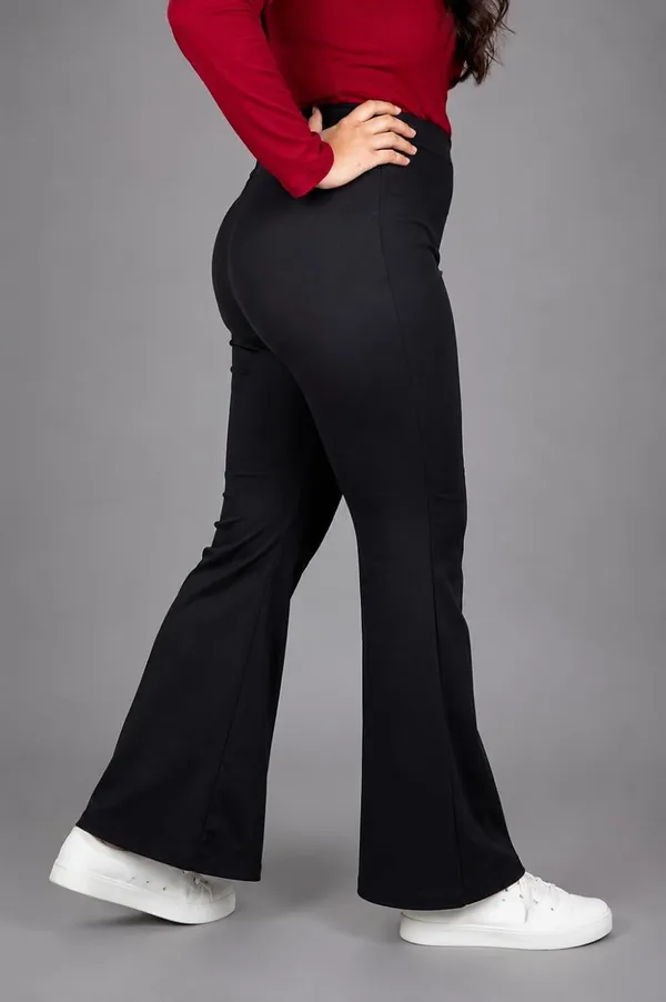 VGlamour_Women's_Bootcut_Trouser,_High_Waist_Flared_Fit_Stretchable_Pants,_Casual_&_Office_Wear
