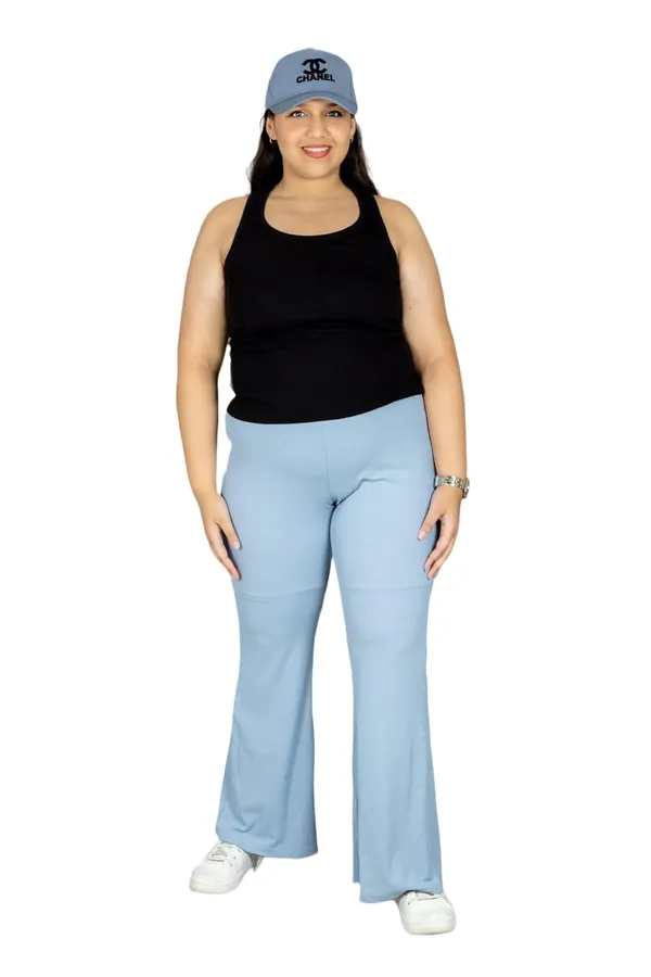 VGlamour_Women's_Bootcut_Trouser,_High_Waist_Flared_Fit_Stretchable_Pants,_Casual_&_Office_Wear