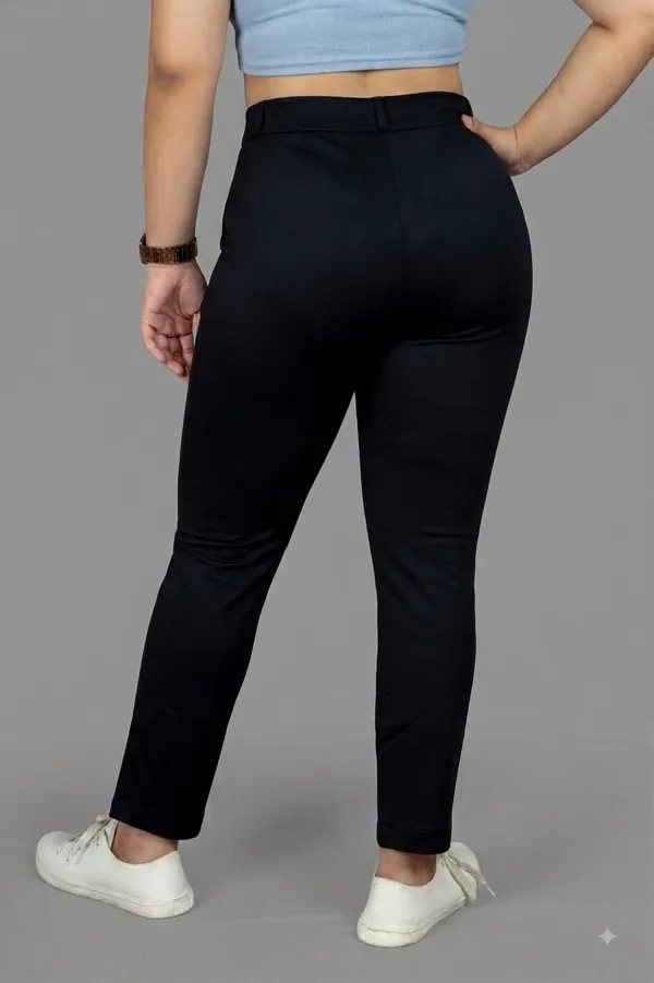 VGlamour_Women’s_Straight_Fit_Trousers,_Polycotton_Blend_Solid_Pants,_Mid_Rise_Casual_and_Formal_Office_Wear_Trousers_for_Women,_Comfortable_Stylish_Bottoms