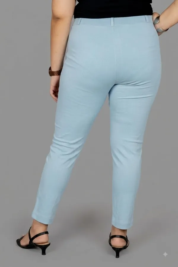 VGlamour_Women’s_Straight_Fit_Trousers,_Polycotton_Blend_Solid_Pants,_Mid_Rise_Casual_and_Formal_Office_Wear_Trousers_for_Women,_Comfortable_Stylish_Bottoms