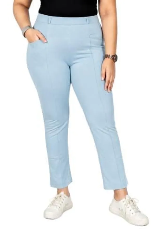 VGlamour_Women’s_Straight_Fit_Trousers,_Polycotton_Blend_Solid_Pants,_Mid_Rise_Casual_and_Formal_Office_Wear_Trousers_for_Women,_Comfortable_Stylish_Bottoms