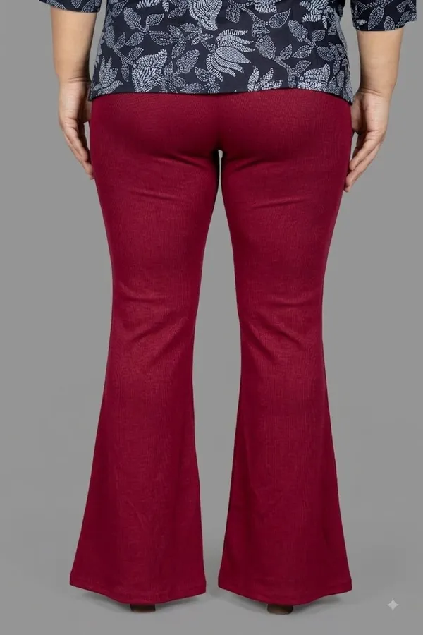 VGlamour_Women's_Bootcut_Trouser,_High_Waist_Flared_Fit_Stretchable_Pants,_Casual_&_Office_Wear