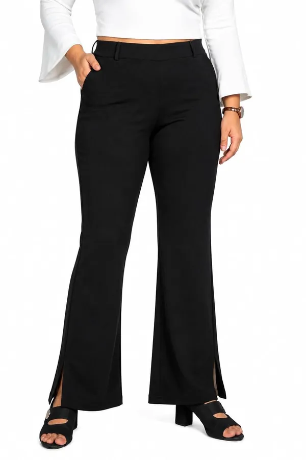 VGlamour_Women’s_Side_Cut_Trousers,_Side_Split_Parallel_Leg_Pants_for_Casual_&_Office_Wear