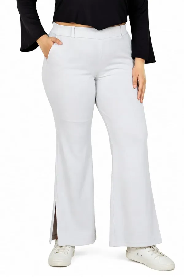 VGlamour_Women’s_Side_Cut_Trousers,_Side_Split_Parallel_Leg_Pants_for_Casual_&_Office_Wear