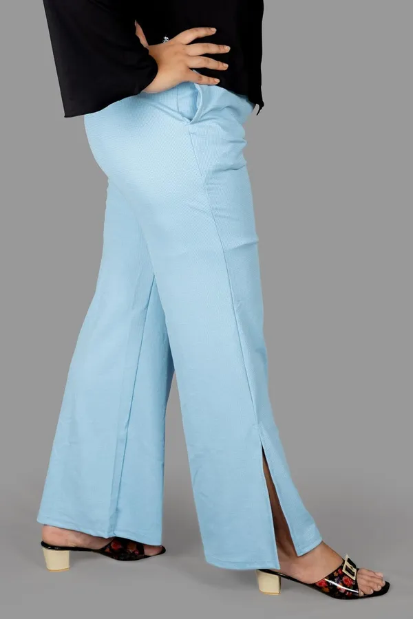 VGlamour_Women’s_Side_Cut_Trousers,_Side_Split_Parallel_Leg_Pants_for_Casual_&_Office_Wear