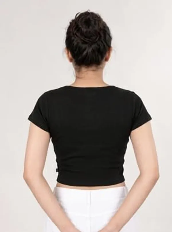 VGlamour_Womens_Short_Sleeve_Crop_Tops_|_Slim_Fit_Gym_Workout_Top_|_Casual