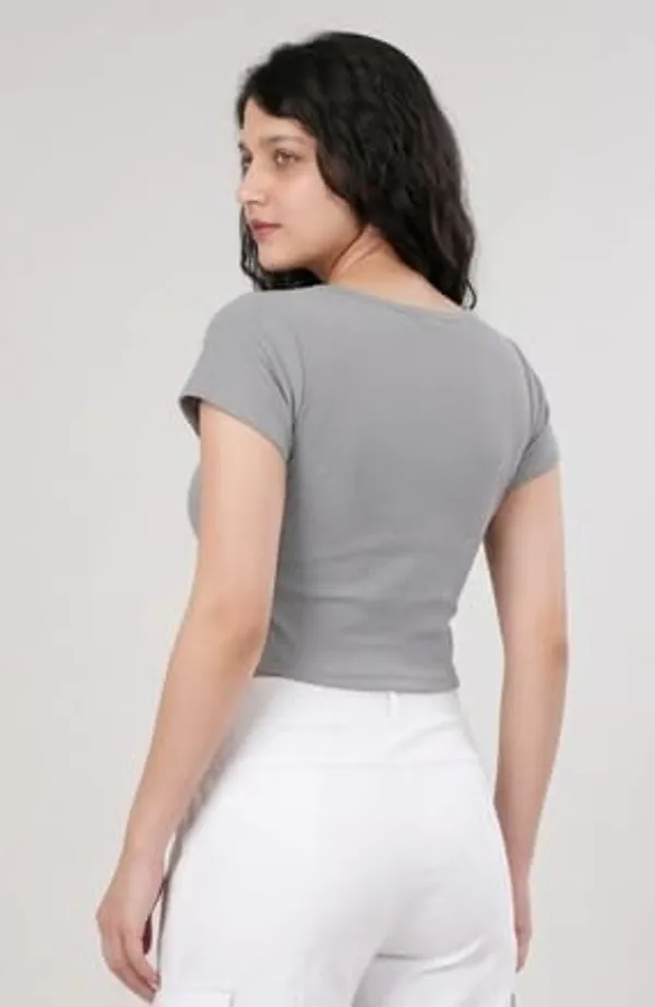 VGlamour_Womens_Short_Sleeve_Crop_Tops_|_Slim_Fit_Gym_Workout_Top_|_Casual
