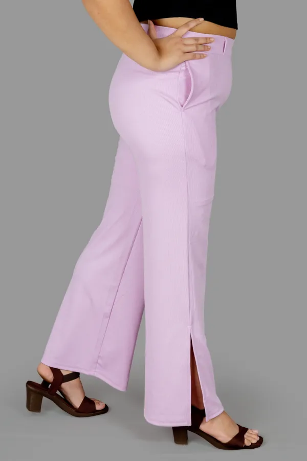 VGlamour_Women’s_Side_Cut_Trousers,_Side_Split_Parallel_Leg_Pants_for_Casual_&_Office_Wear