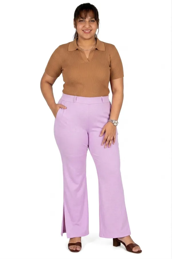 VGlamour_Women’s_Side_Cut_Trousers,_Side_Split_Parallel_Leg_Pants_for_Casual_&_Office_Wear