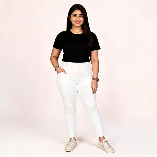 VGlamour_Women’s_Straight_Fit_Trousers,_Polycotton_Blend_Solid_Pants,_Mid_Rise_Casual_and_Formal_Office_Wear_Trousers_for_Women,_Comfortable_Stylish_Bottoms