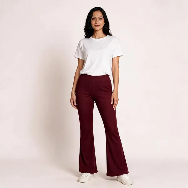 VGlamour_Women's_Bootcut_Trouser,_High_Waist_Flared_Fit_Stretchable_Pants,_Casual_&_Office_Wear