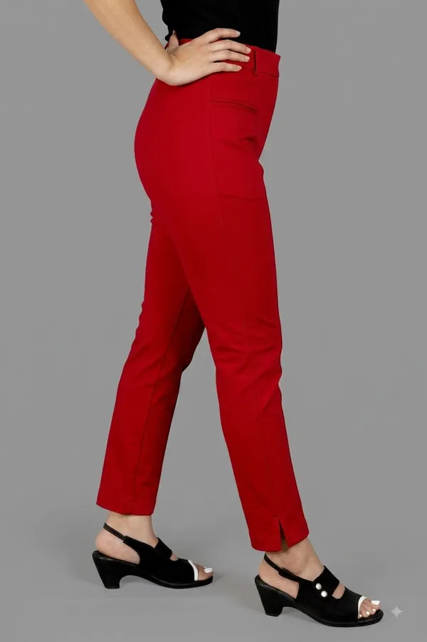VGlamour_Women’s_Straight_Fit_Trousers,_Polycotton_Blend_Solid_Pants,_Mid_Rise_Casual_and_Formal_Office_Wear_Trousers_for_Women,_Comfortable_Stylish_Bottoms