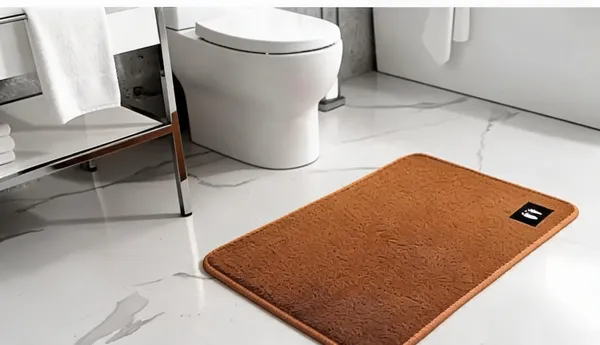 Microfibre_Solid_Brown_Floor_Bath_Mat