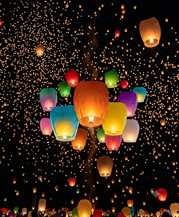 Multicolour_Paper_Sky_Lanterns_Set
