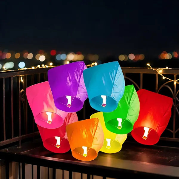 Multicolour_Paper_Sky_Lanterns_Set_Of_7