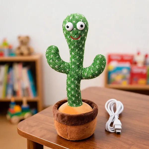 Green_Dancing_Cactus_Plush_Toy_With_Usb_Cable