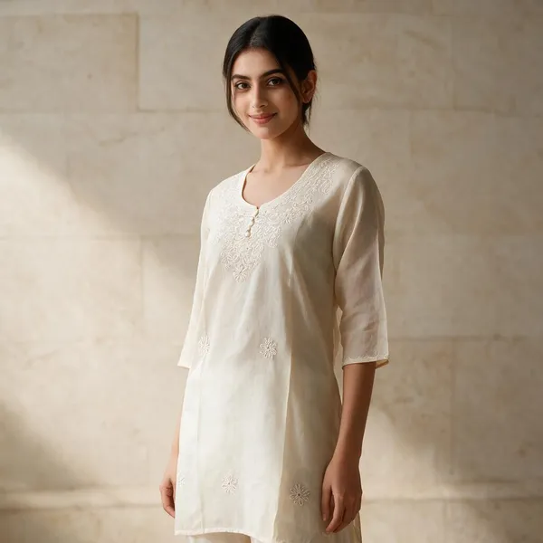 Cream_Cambric_Cotton_Straight_Embroidered_Kurta_For_Women