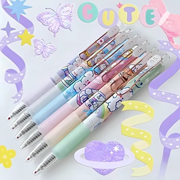 Multicolor_Plastic_Click_Gel_Pen_Writing_&_Note_Taking_(Pack_of_6_)
